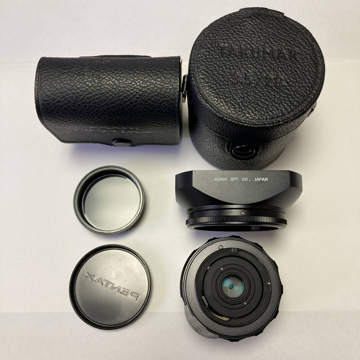 送料無料 美品 M42 SMC TAKUMAR 28mm F3.5 純正付属多数 タクマー