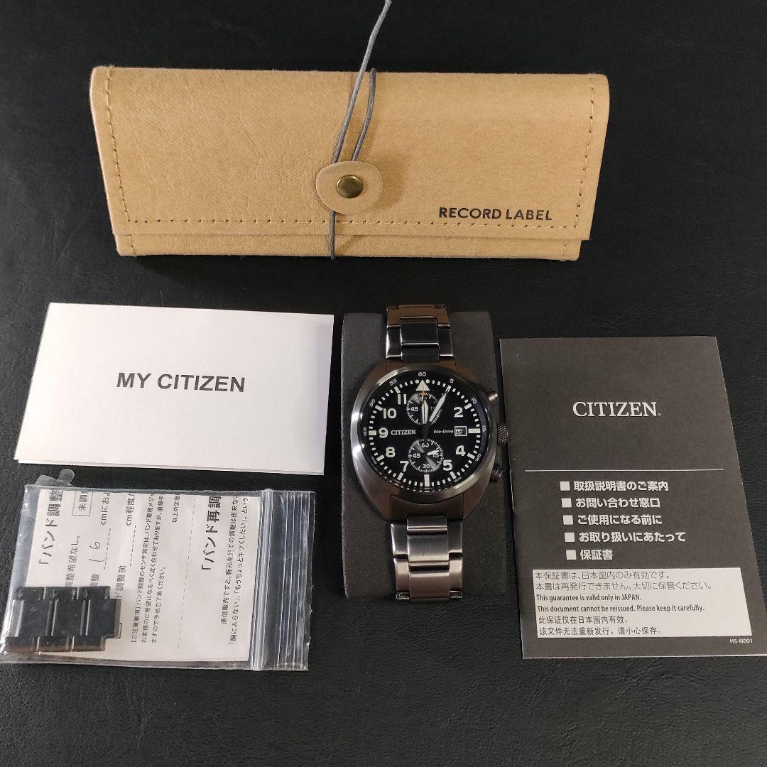 最高の品質の 極美品【稼働品】CITIZEN シチズン B642 ブラック