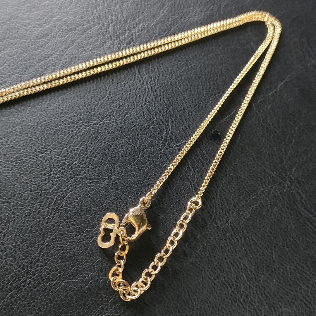 【極美品】Dior ディオール ネックレス ゴールド サークル ラインストーン