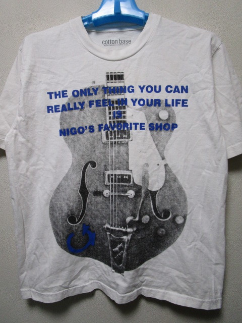 信頼 名作！GOODENOUGH Gretsch Guitar プリントＴシャツ・Ｌ（グッドイナフグレッチギタープリント半袖Ｔシャツ2003年藤原ヒロシ） 半袖Tシャツ