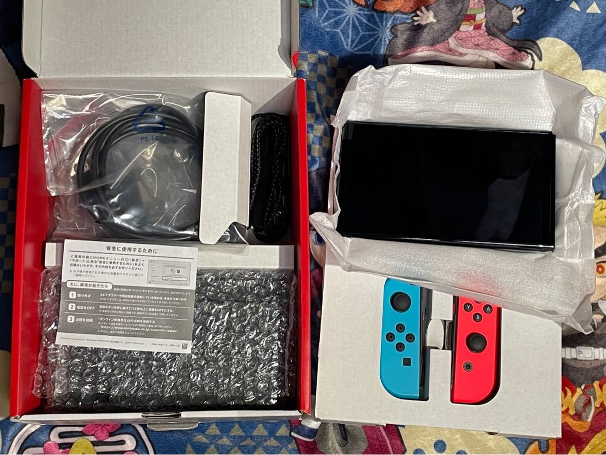 NintendoSwitch(有機ELモデル)ネオンカラー 大乱闘スマッシュ