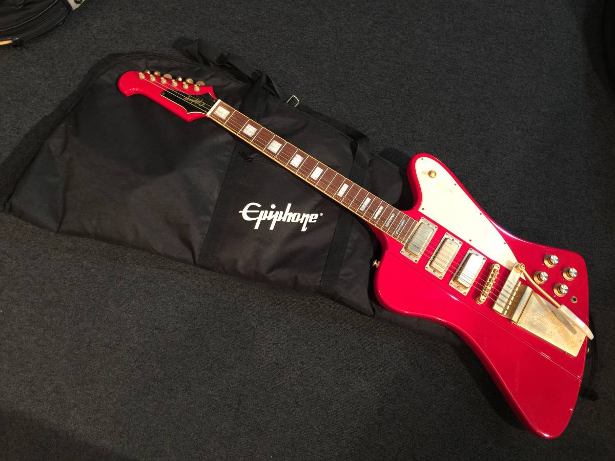 No.015823 レア！ Epiphone Fire Bird Ⅶ RED mint　綺麗です！