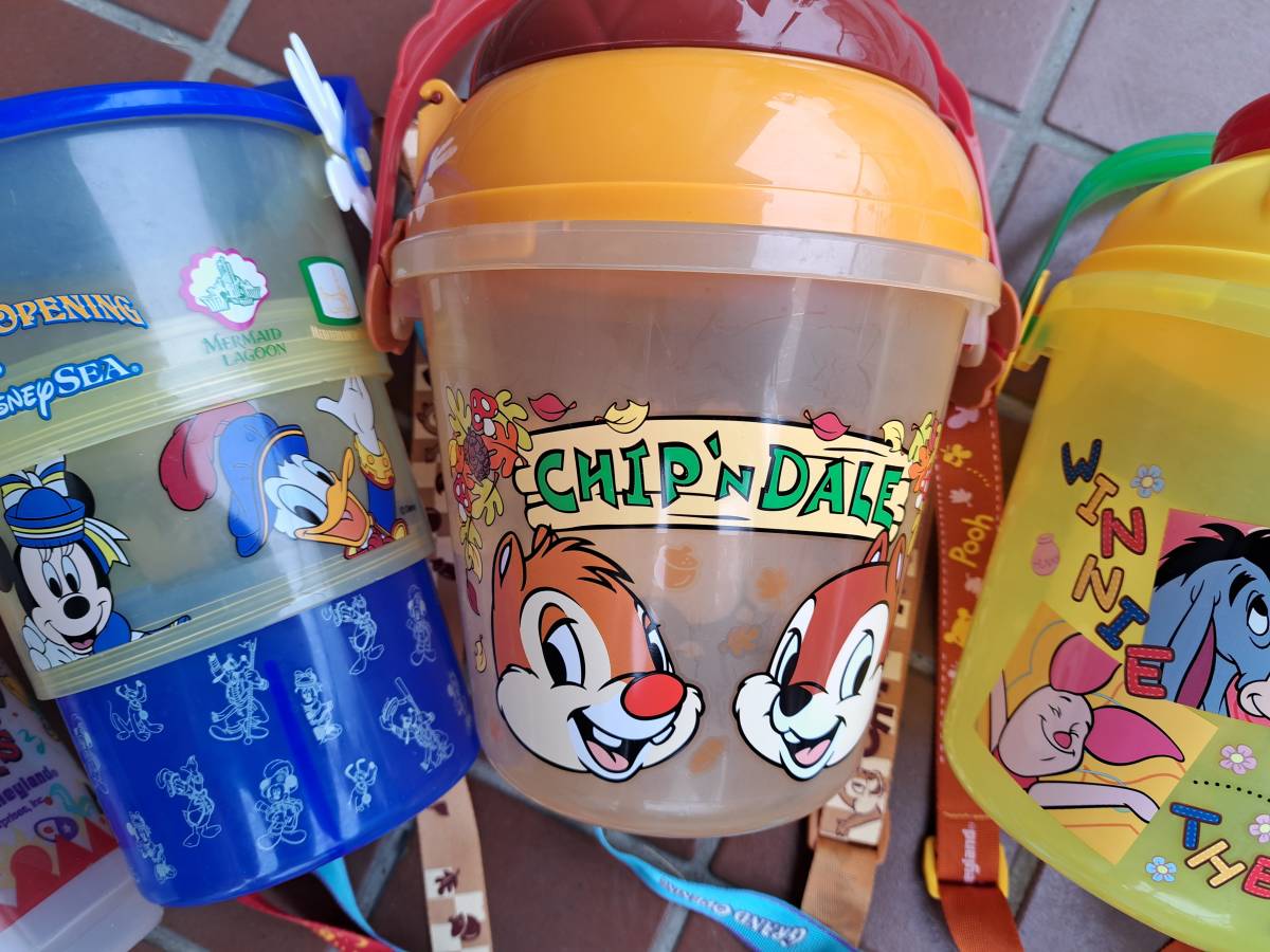 GA007) 東京ディズニーランド、ディズニーシー ポップコーン GA007) 東京ディズニーランド、ディズニーシー ポップコーン