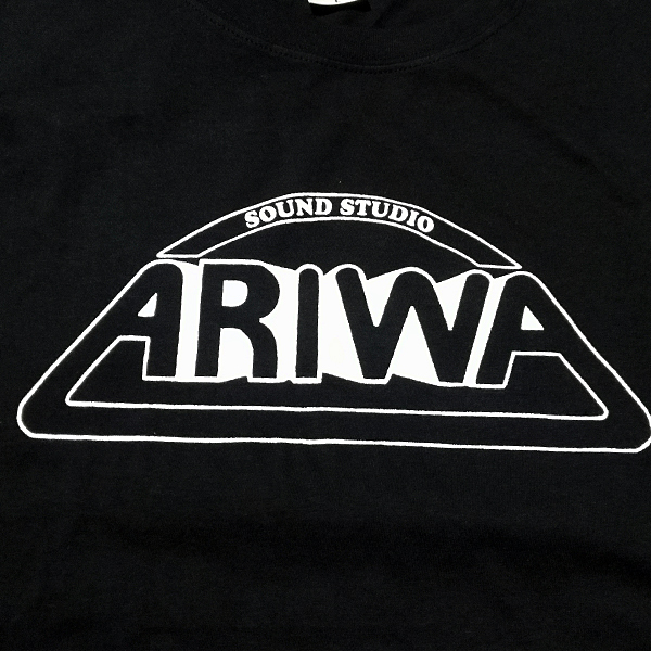 送料無料【ARIWA SOUNDS】 アリワレーベル /ブラック★選べる5サイズ/S M L XL 2XL/ヘビーウェイト 5.6オンス_画像1