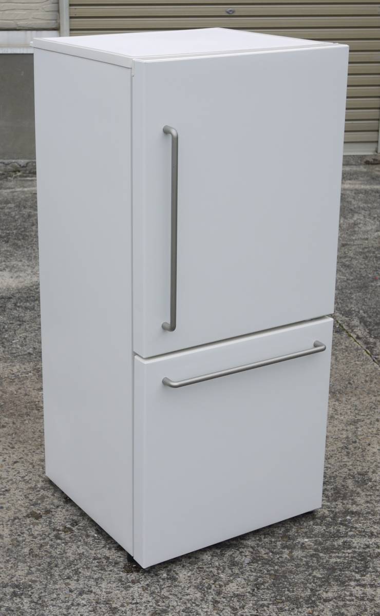 美品 MUJI 無印良品 2ドア 冷蔵庫 157L MJ-R16A-2 2018年 ホワイト 右