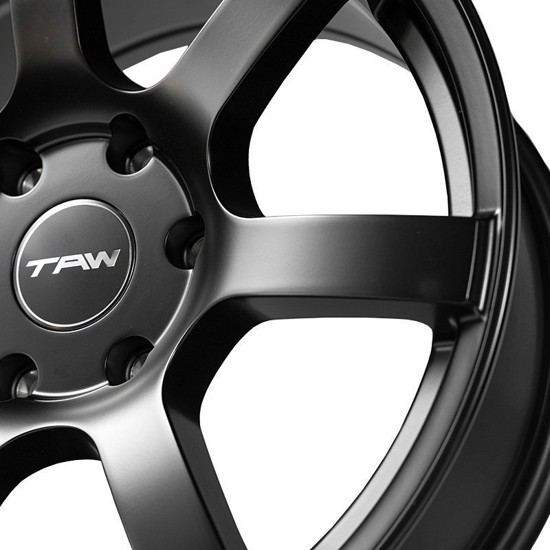 200系ハイエース ホイール TAW Styling6 18X8.0J +37 6H139.7 マットブラック ホイール4本セット 18インチ_画像7