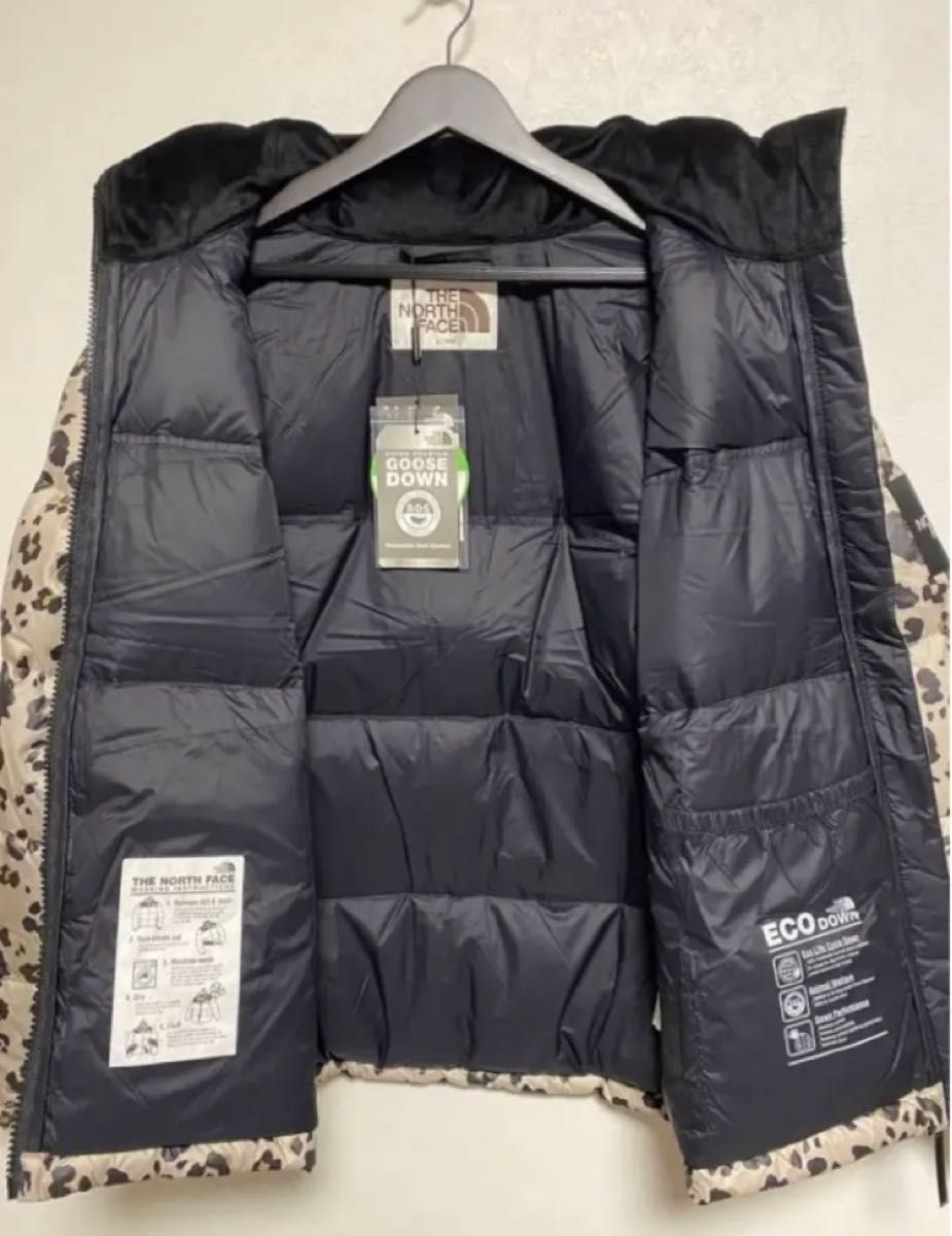 ノースフェイス ヌプシ ダウン ジャケット レオパード ヒョウ柄 ノースフェイス ヌプシ ダウン ジャケット レオパード ヒョウ柄