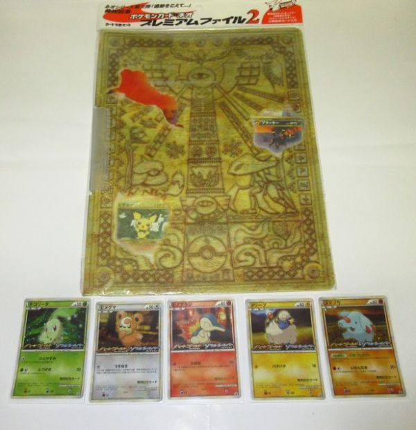 新品未開封】ポケモンカードネオ プレミアムファイル2〔カード9枚付