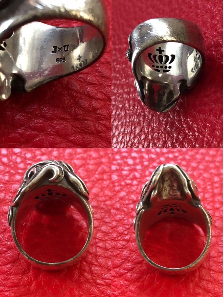 * regular price 74,520 jpy * Justin Davis JUSTIN DAVIS J×U silver ring Skull ANDY ring srj520