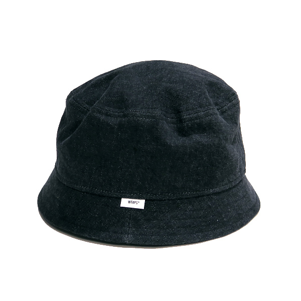 ⑥ WTAPS ダブルタップス 22AW PORKEY 02/HAT/COTTON.DENIM 222HCDT-HT16 ポーキー ハット コットン デニム ブラック YX