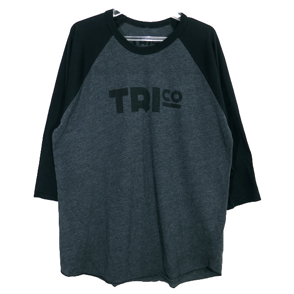 TRI co Hollywood x NEIGHBORHOOD ネイバーフッド ラグラン七分袖 Tシャツ グレー ブラック