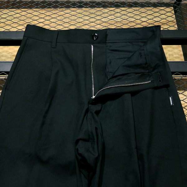 NEIGHBORHOOD ネイバーフッド 23SS TUCK PANTS 231AQNH-PTM02 タック パンツ ブラック ボトムス YX_画像4