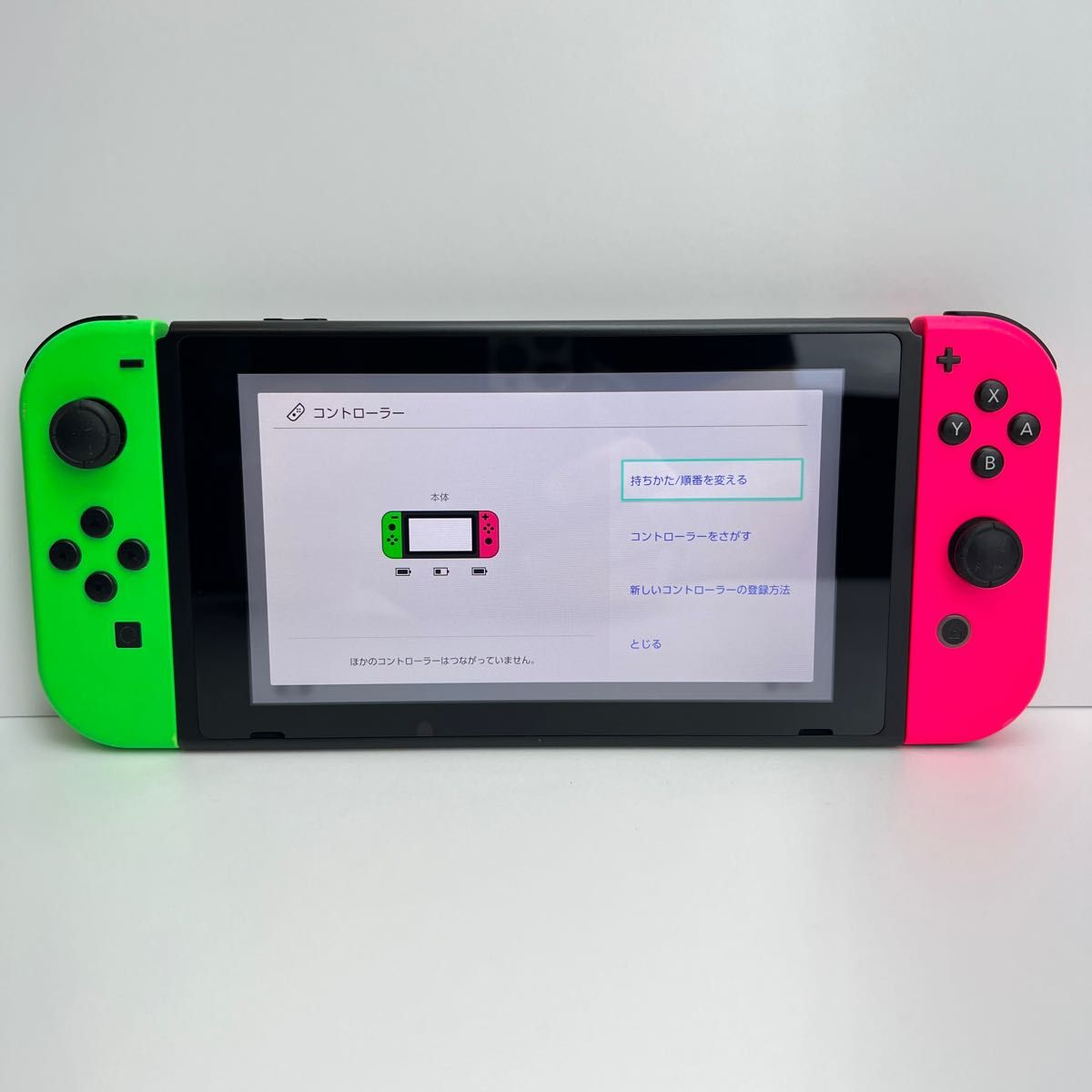 ソフトなし】《Switch》初期型 スプラトゥーン2 2017年製 付属品 ソフトなし】《Switch》初期型 スプラトゥーン2 2017年製 付属品