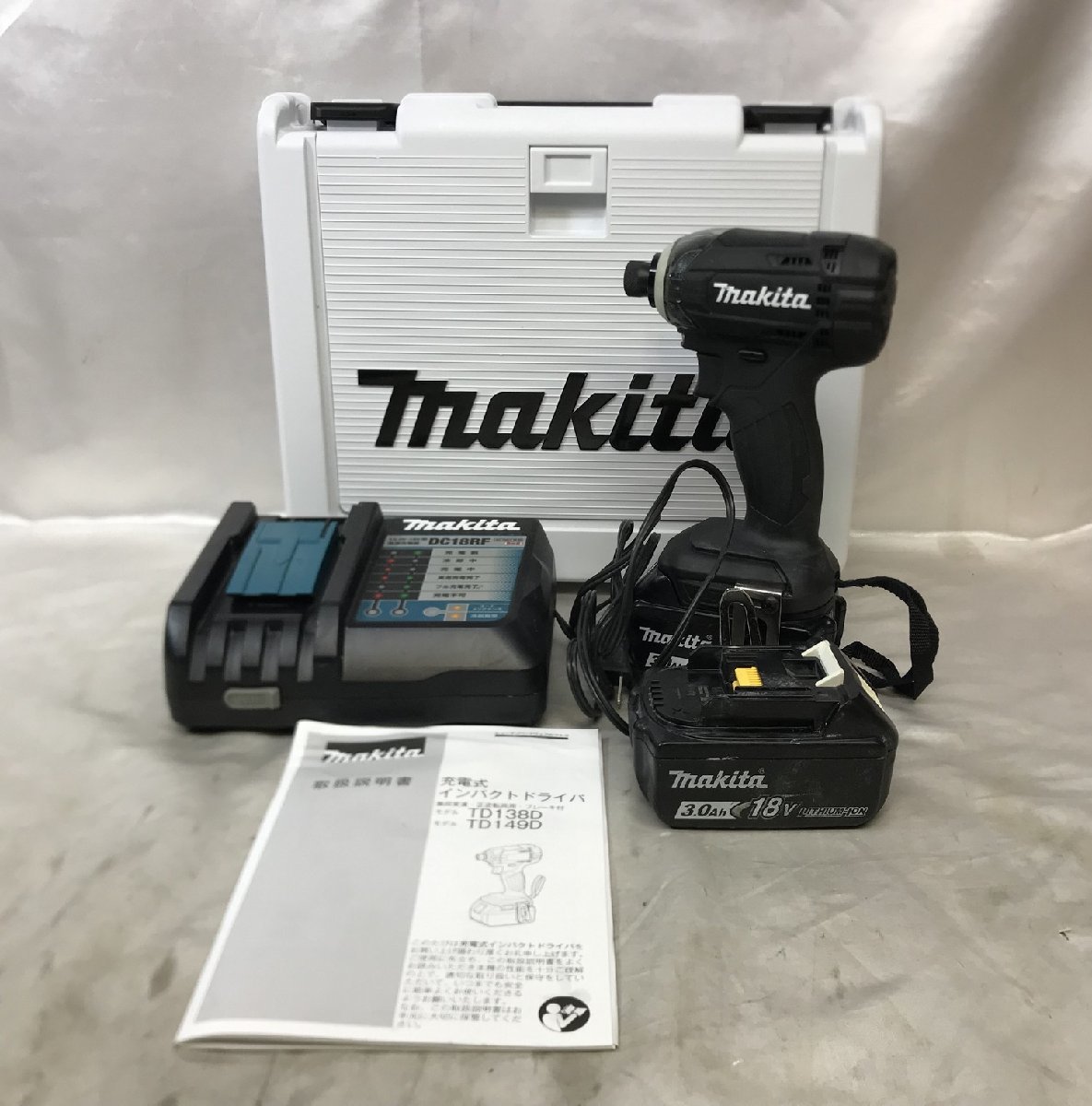 即日発送 充電式インパクトドライバ TD149DRFXB マキタ makita 18V ドリル 電動工具 黒 ブラック 3.0Ah 本体 即日発送 充電式インパクトドライバ TD149DRFXB マキタ makita 18V ドリル 電動工具 黒 ブラック 3.0Ah 本体