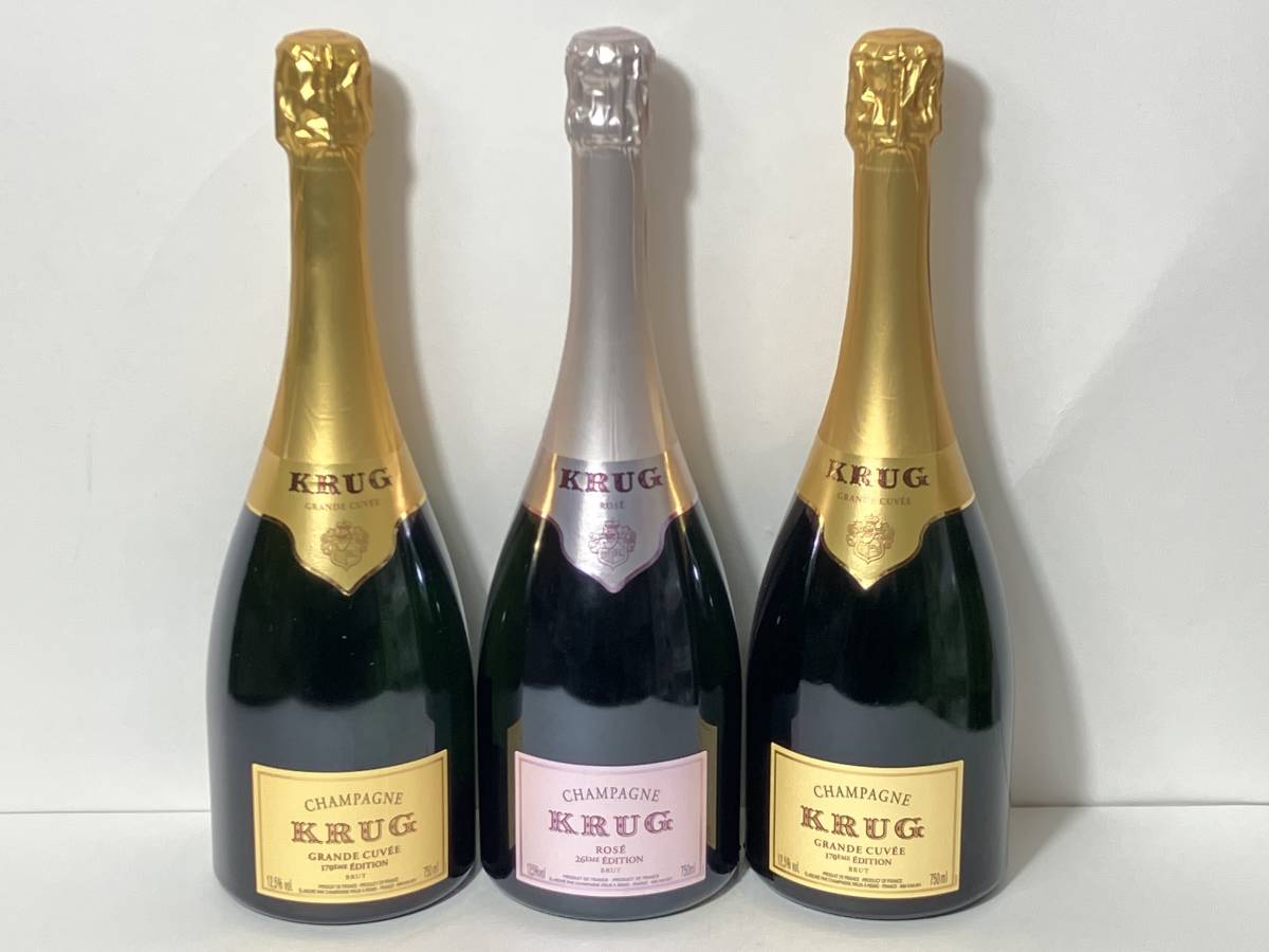 未開栓!!送料無料!!KRUG クリュッグ グランキュベ ロゼ(シャンパン