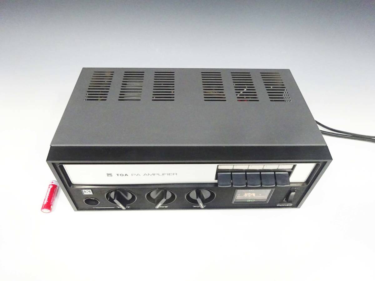 ◇(NS) 通電確認済 トーア パワー アンプ TOA PA AMPLIFIER TA-30X
