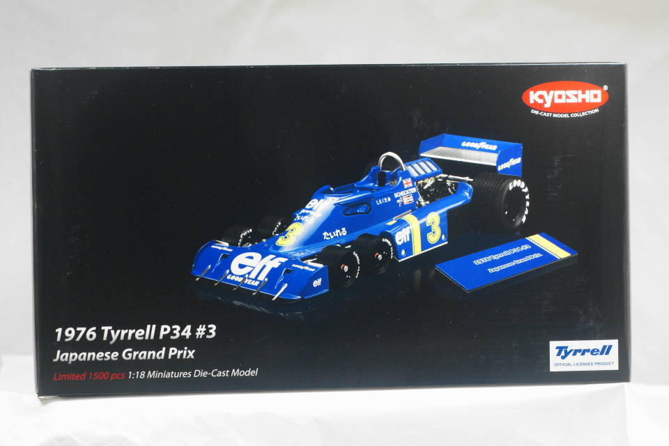 限定1500台 TSM 京商 1/18 タイレル P34 日本GP ミニカー-