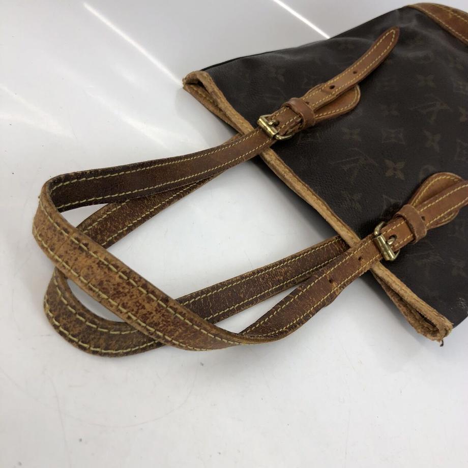 LOUIS VUITTON ルイヴィトン モノグラム バケットPM M42238 トート