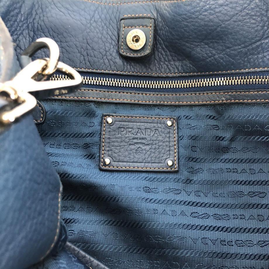 PRADA プラダ ヴィッテロ ロゴプレート 2way ハンドバッグ ショルダー