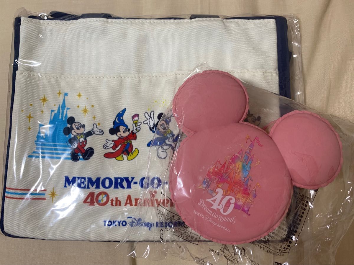 ディズニー40周年 スーベニア　ミッキー　ランチバッグ　マカロンケース