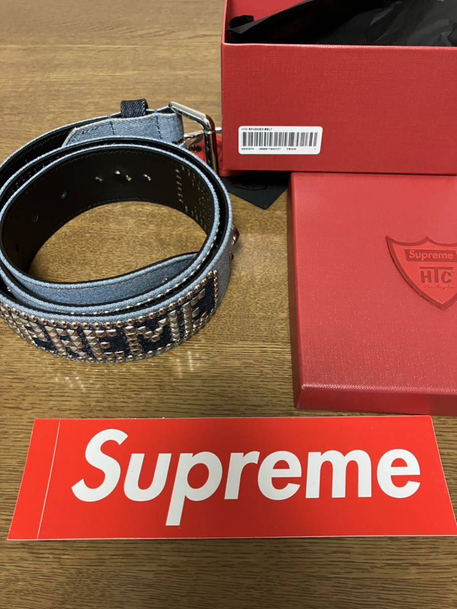 Supreme Hollywood Trading Company Studded Belt Denim Supreme Hollywood Trading Company Studded Belt Denim