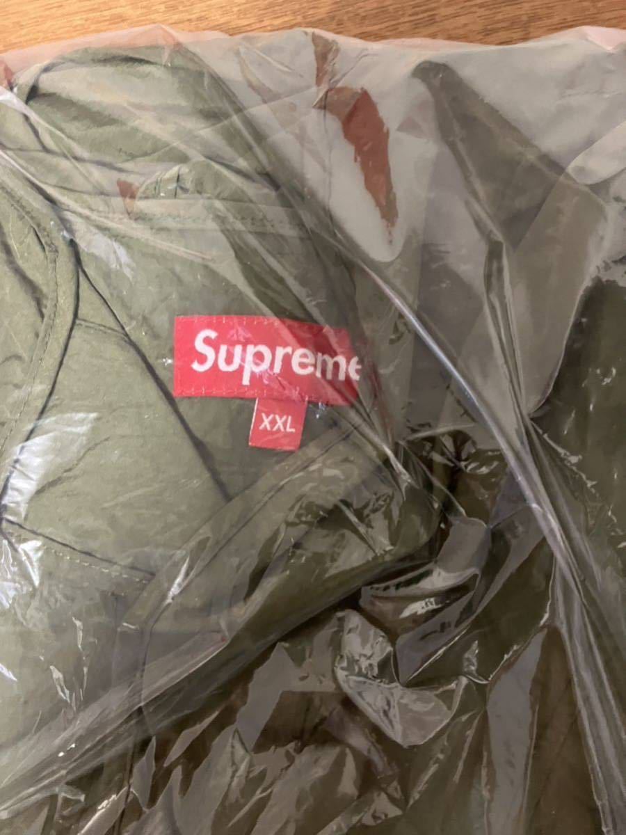 XXL Supreme Motion Logo Lightweight Parka Olive シュプリーム