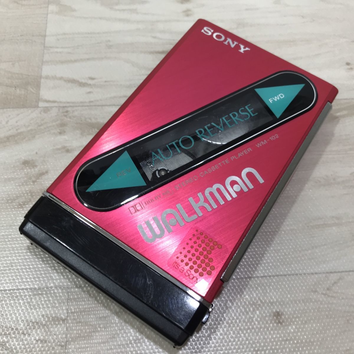 送料185円 ジャンク品 SONY ソニー WM-102 WALKMAN ウォークマン