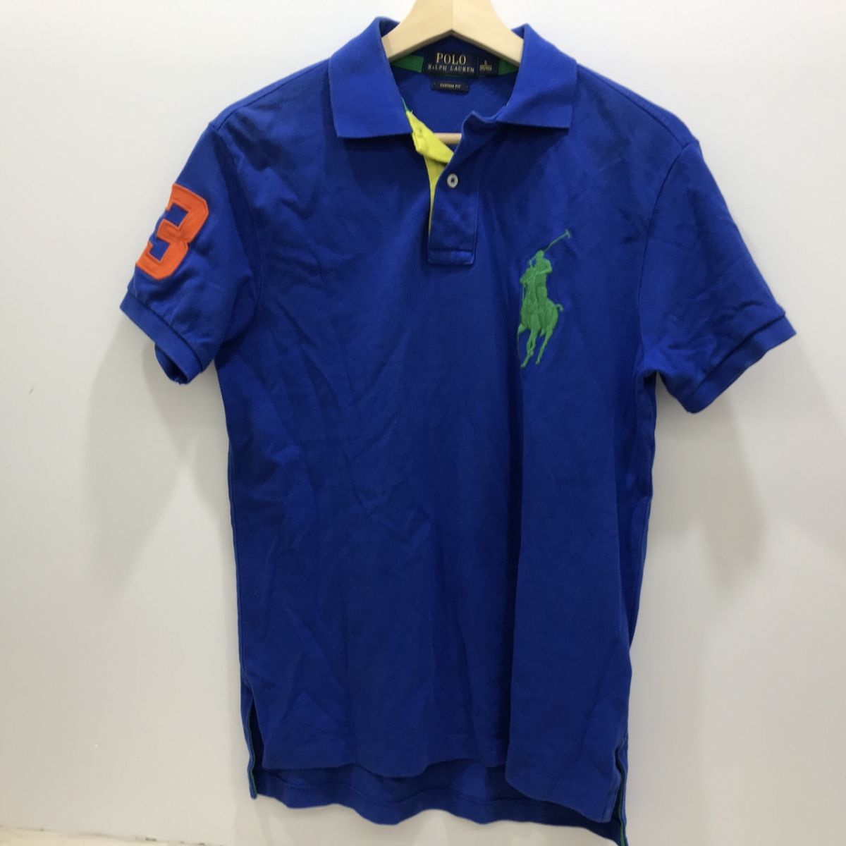 POLO RALPH LAUREN ラルフローレン ポロシャツ 刺繍ビッグロゴ Size:S[N3233]_画像1