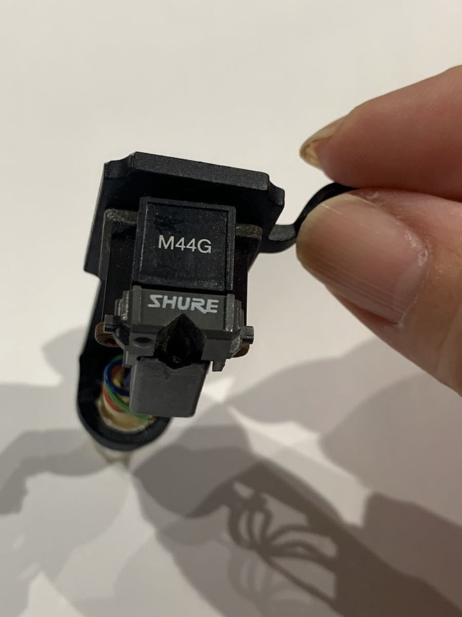 SHURE M44G カートリッジ&Vestaxヘッドシェル 針折れ シュアー