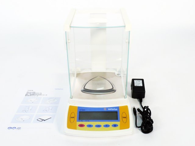 ○ザルトリウス/精密電子天秤CP124S/秤量120g/最小表示0.1mg ○ザルトリウス/精密電子天秤CP124S/秤量120g/最小表示0.1mg