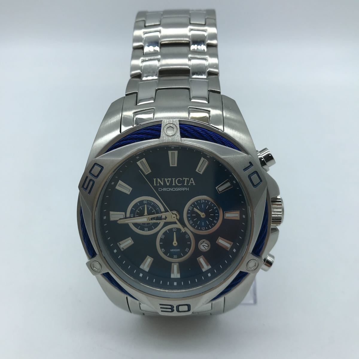 INVICTA インヴィクタ Bolt Chronograph Quartz Men's Watch クロノグラフ ボルト 腕時計 クオーツ 腕時計 動作品 32373_画像1