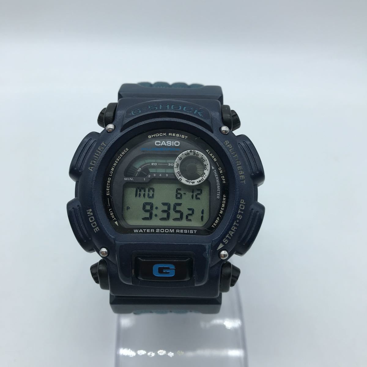 CASIO カシオ G-SHOCK Gショック クォーツ 腕時計 DW-9400 ブルー 動作品 デジタル_画像1