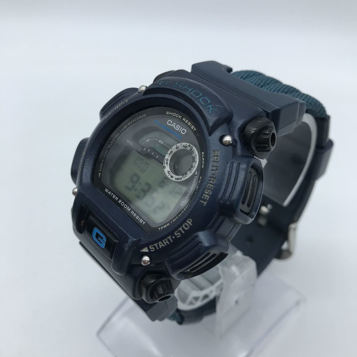 CASIO カシオ G-SHOCK Gショック クォーツ 腕時計 DW-9400 ブルー 動作品 デジタル_画像3