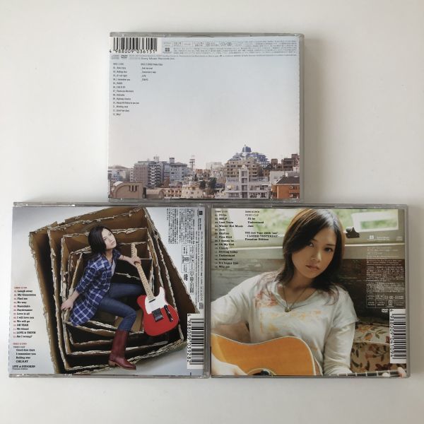 B16251　中古CD　CAN'T BUY MY LOVE+I LOVED YESTERDAY+MY SHORT STORIES　 初回生産限定盤 (DVD付)×3　 YUI　3点セット_画像2