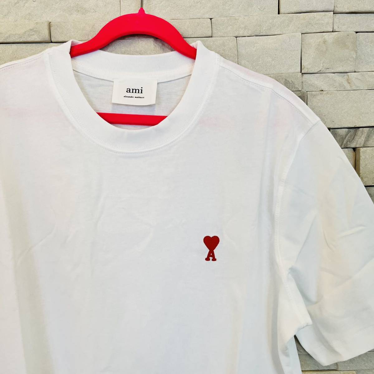 アミパリス Tシャツ M 白 ホワイト ロゴ ベーシック タグ付き|PayPay