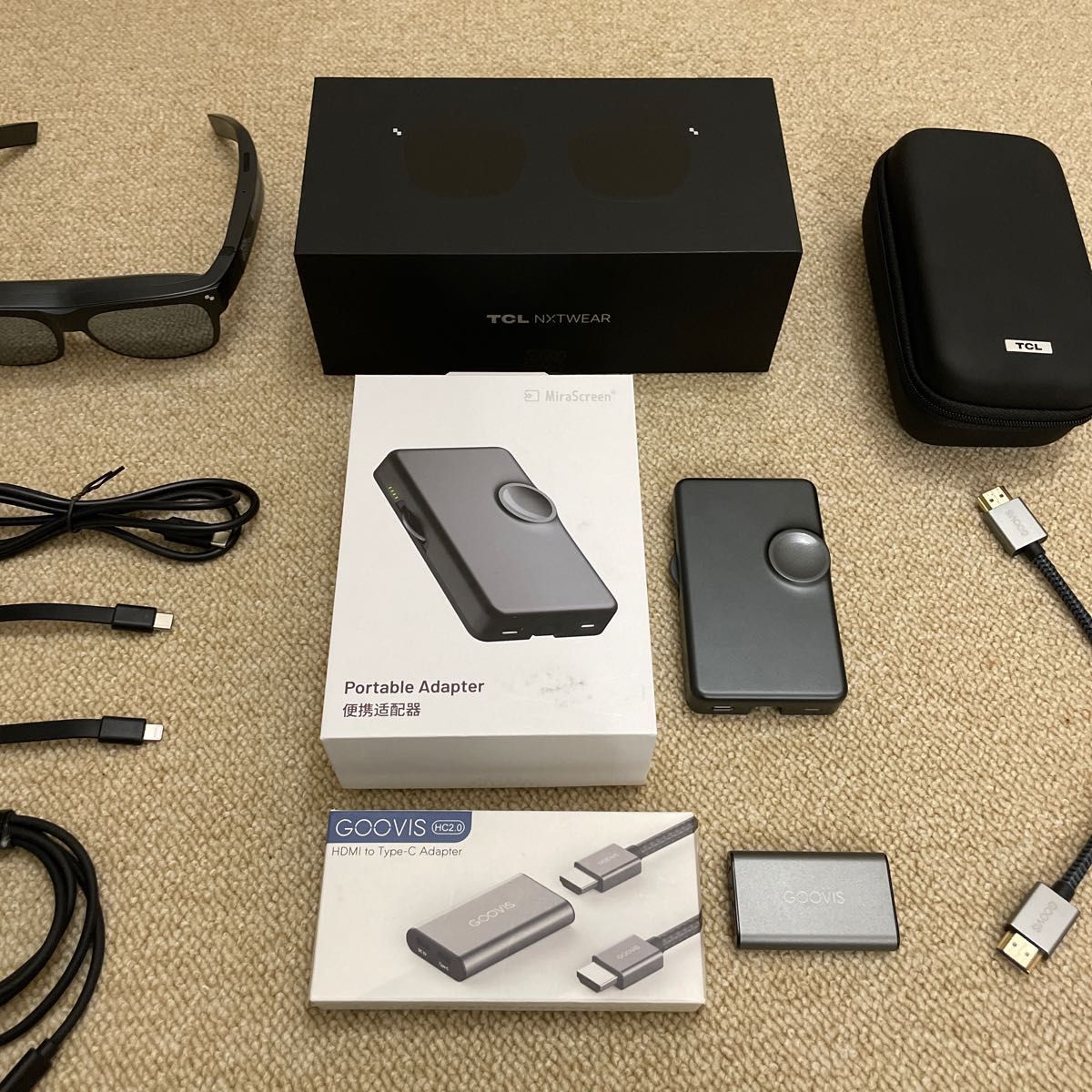 iPhone接続アダプター付VRゴーグル TCL NXTWEAR S-