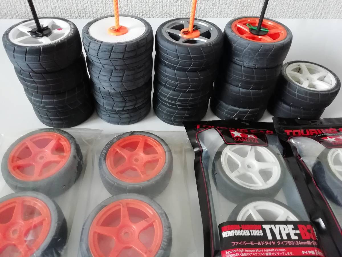 送料無料 ジャンクタミヤ タミチャレタイヤ ツーリングタイヤ各種 タイプA タイプC タイプB3 タミヤ 新品B3 ファイバーモールドタイヤ TYPE-B3タイヤ