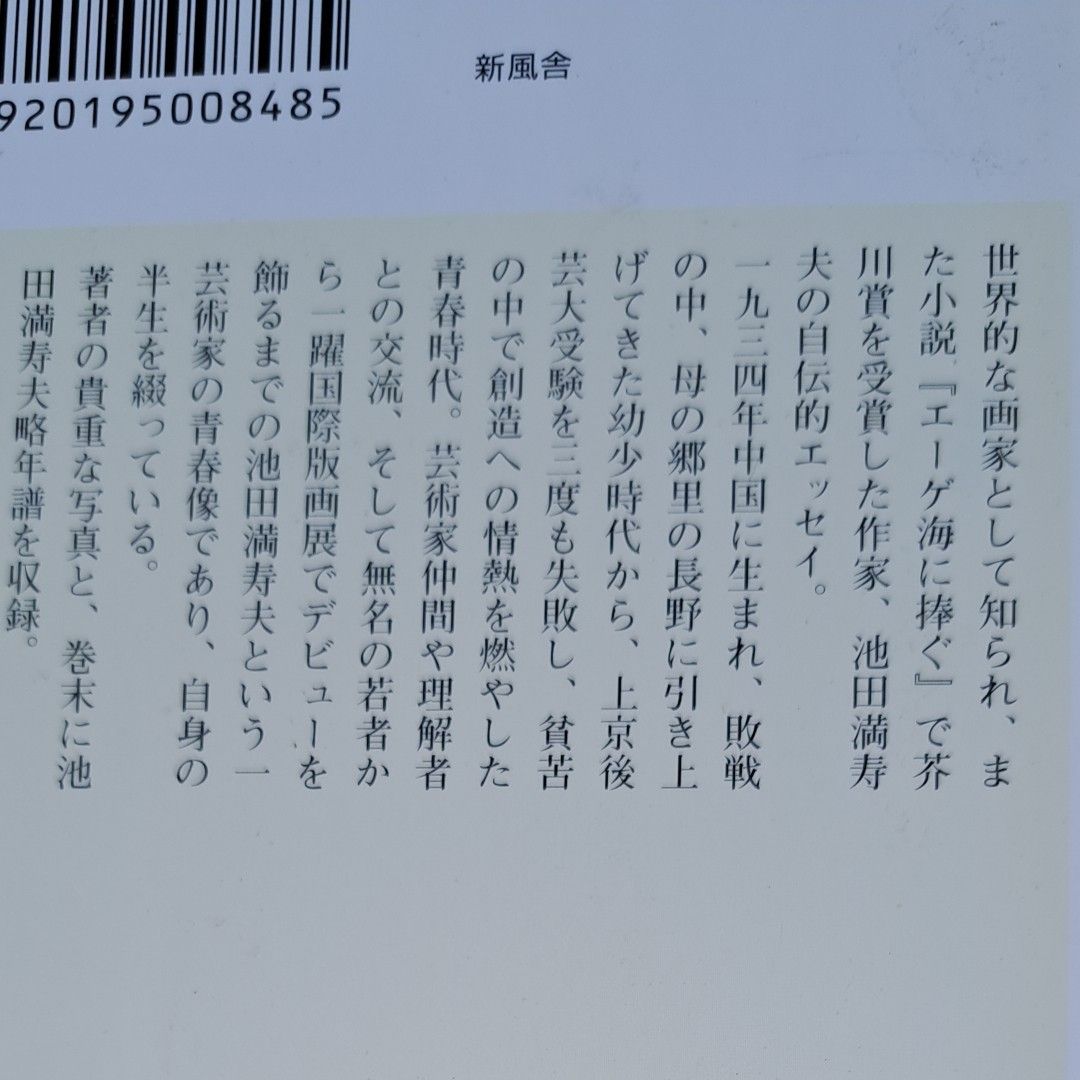 私の調書 （新風舎文庫）エーゲ海に捧ぐ　 池田満寿夫／著　２冊セット