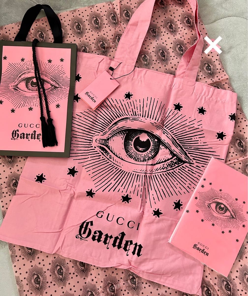 GUCCI GARDEN グッチガーデン アイモチーフ トートエコバッグ GUCCI GARDEN グッチガーデン アイモチーフ トートエコバッグ