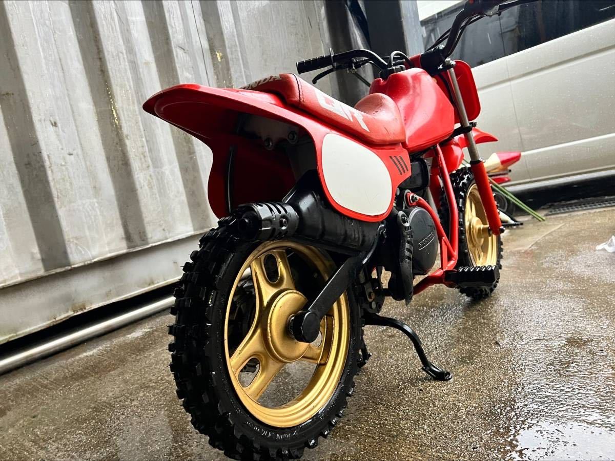 実働車 HONDA ホンダ QR50 ミニバイク ポケバイ 50cc キャブ洗浄・始動