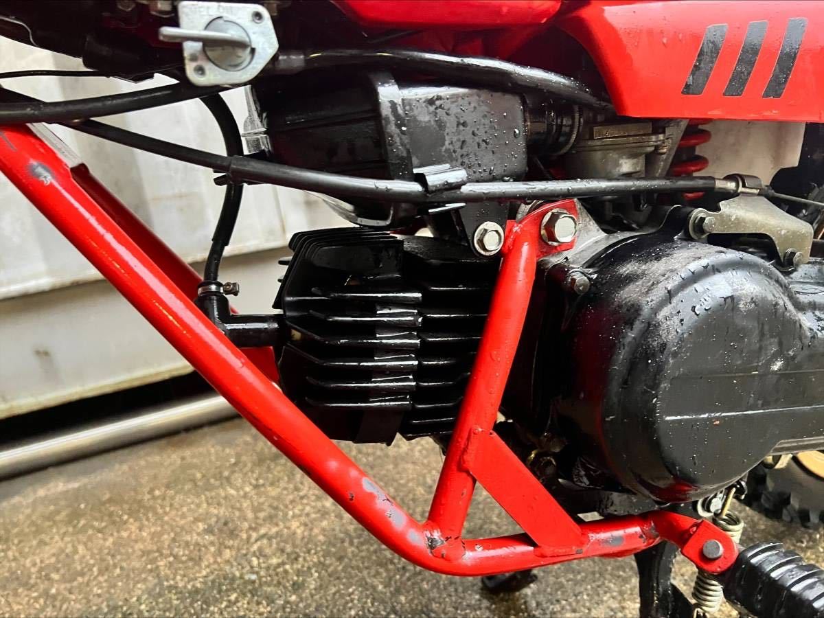 実働車 HONDA ホンダ QR50 ミニバイク ポケバイ 50cc キャブ洗浄・始動