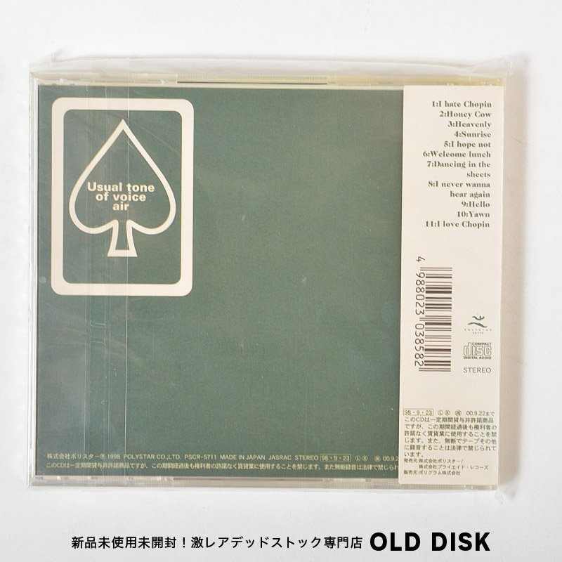 【希少！新品】CD Air / Usual tone of voice デッドストック_画像2