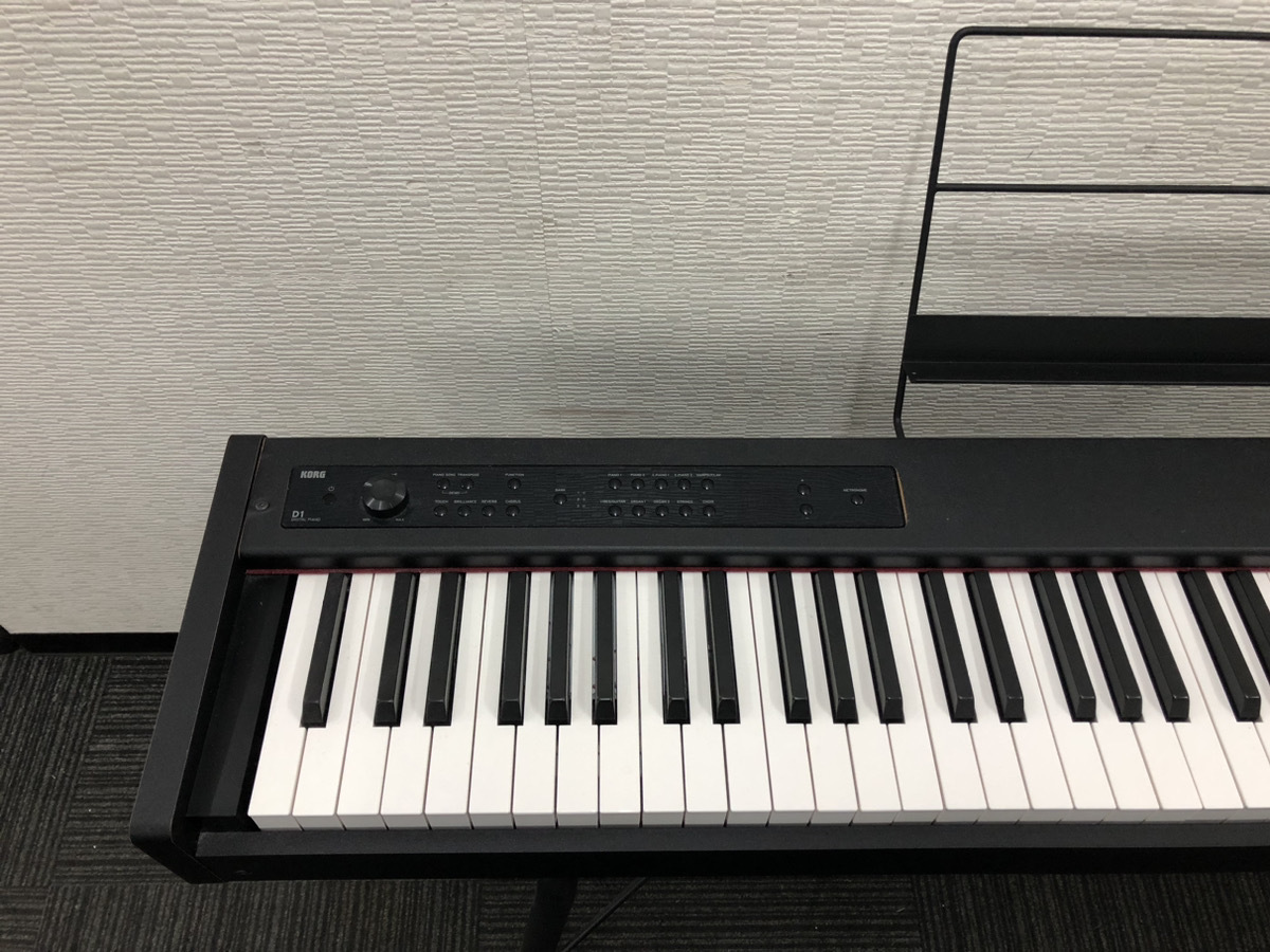 ☆KORG/コルグ デジタルピアノ D1＋キーボードスタンド ST-SV1 BK☆88