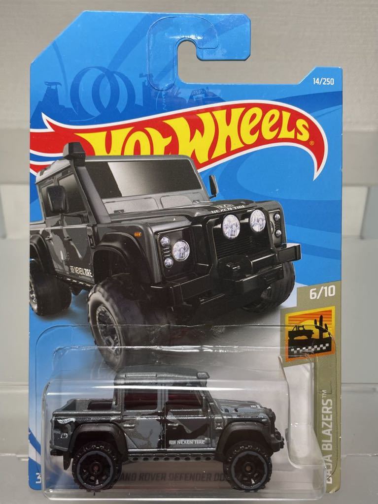 Hot Wheels'15 LAND ROVER DEFENDER DOUBLE CAB ランド・ローバー・ディフェンダー・ダブル・キャブ グレー_画像1