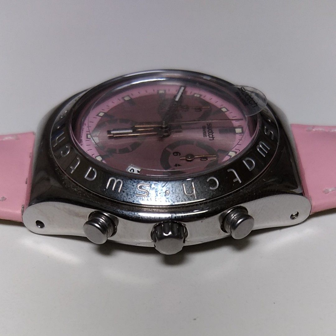 SWATCH スウォッチ IRONY Ciclamino Rosa レディース クロノ SWATCH スウォッチ IRONY Ciclamino Rosa レディース クロノ