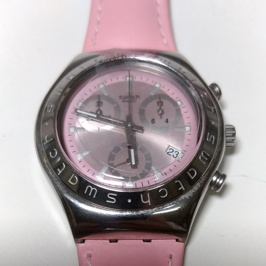 SWATCH スウォッチ IRONY Ciclamino Rosa レディース クロノ SWATCH スウォッチ IRONY Ciclamino Rosa レディース クロノ