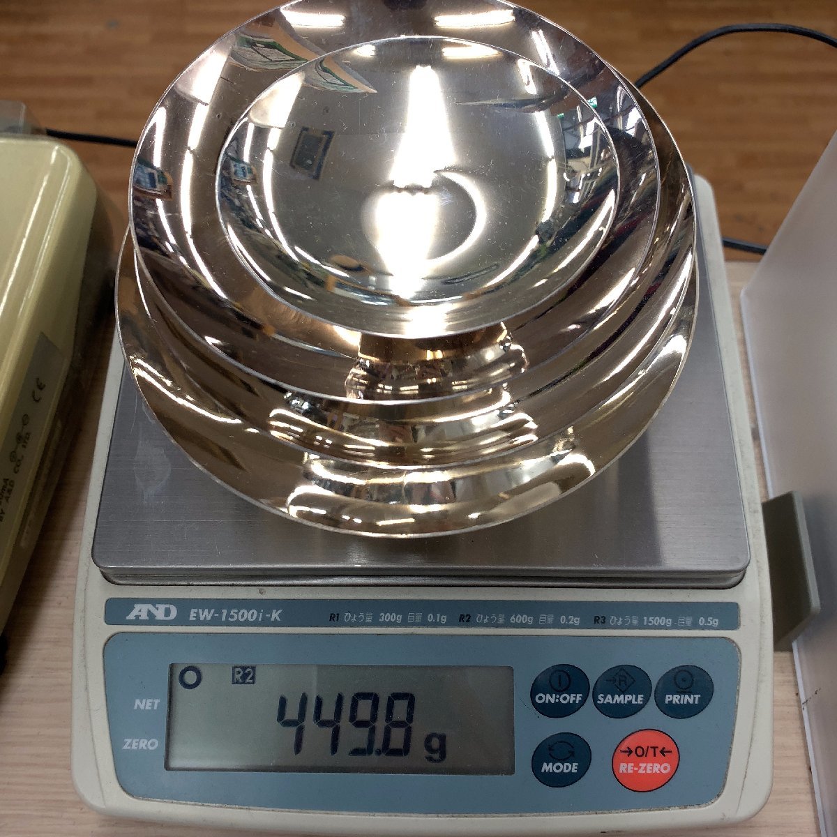 純銀 銀杯 4点 セット 総重量 約449.8g 盃 1000 SILVER シルバー 銀