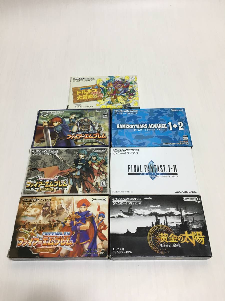 A2952◇ゲームボーイアドバンス GBA / ソフト7本セット まとめ売り