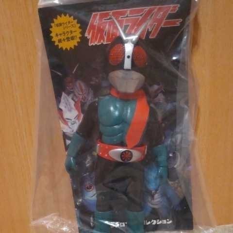  новый товар нераспечатанный sofvi Kamen Rider старый 2 номер один знак Hayabusa человек head meti com * игрушка стандартный размер восток . retro sofvi коллекция 