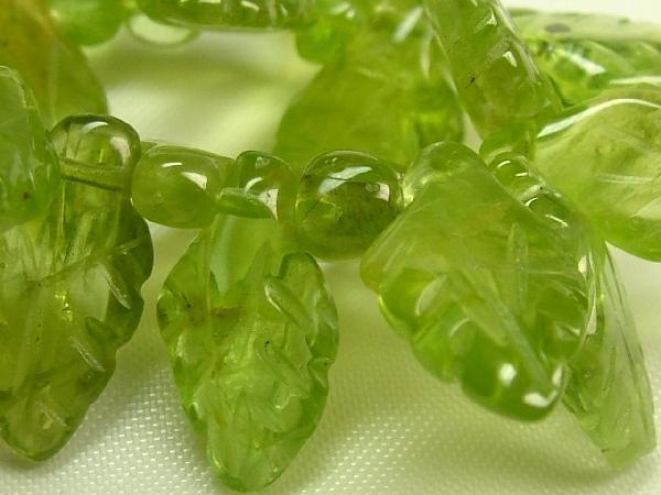 * оливин leaf шар браслет 